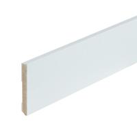 Gelakte plint 90x12 - Amsterdam wit RAL 9010