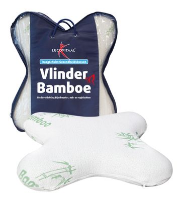 Lucovitaal Vlinder Bamboe Gezondheidskussen
