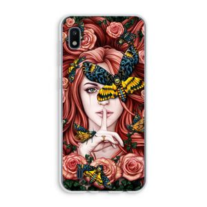Lady Moth: Samsung Galaxy A10 Transparant Hoesje