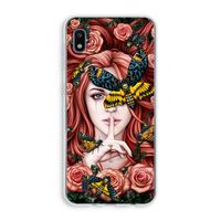 Lady Moth: Samsung Galaxy A10 Transparant Hoesje