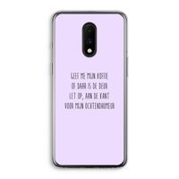 Ochtendhumeur: OnePlus 7 Transparant Hoesje