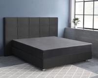 Primaviera Deluxe Satijnen Hoeslaken Antraciet 180 x 210 cm - thumbnail