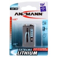Ansmann 9V E-Block Wegwerpbatterij Lithium - thumbnail