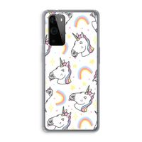 Rainbow Unicorn: OnePlus 9 Pro Transparant Hoesje