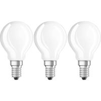 OSRAM 4058075819399 LED-lamp Energielabel E (A - G) E14 Kogel 4 W = 40 W Warmwit (Ø x l) 45 mm x 78 mm Filament / Retro-LED 3 stuk(s) - thumbnail