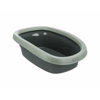 Kattenbak Trixie Be Eco Carlo Groen Grijs Antraciet 38 × 17 × 58 cm - thumbnail