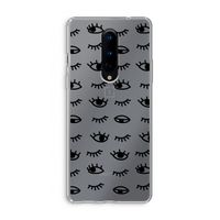 Eye pattern #2: OnePlus 8 Transparant Hoesje Eye pattern #2: OnePlus 8 Transparant Hoesje