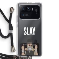 Slay All Day: Xiaomi Mi 11 Ultra Transparant Hoesje met koord