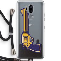 Pew Pew Pew: LG G7 Thinq Transparant Hoesje met koord Pew Pew Pew: LG G7 Thinq Transparant Hoesje met koord