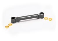 Traxxas - Draglink, steering, 6061-T6 aluminum (gray-anodized) (TRX-10239-GRAY) - thumbnail