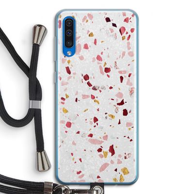 Terrazzo N°9: Samsung Galaxy A50 Transparant Hoesje met koord
