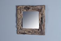 Spiegel driftwood 40x40 cm. - thumbnail