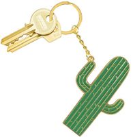 Doiy sleutelhanger Oversized Cactus 11,8 cm staal/zink groen - thumbnail