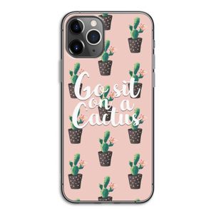 Cactus quote: iPhone 11 Pro Transparant Hoesje