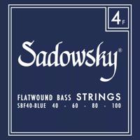 Sadowsky Blue Label SBF 40 Stainless Steel  Flatwound 40-100 snarenset voor elektrische basgitaar