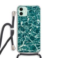 Weerkaatsing water: iPhone 11 Transparant Hoesje met koord