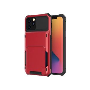 Samsung Galaxy A22 5G hoesje - Backcover - Pasjeshouder - Portemonnee - TPU - Rood