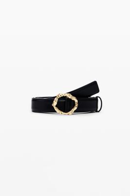 Leren riem Zalio - BLACK - 85 Leren riem Zalio - BLACK - 85