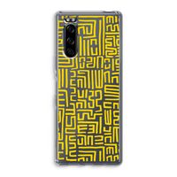 Majorelle Blue Print: Sony Xperia 5 Transparant Hoesje