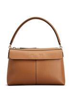 Tod's petit sac porté épaule T Case Boston en cuir - Marron - thumbnail