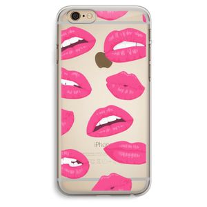 Bite my lip: iPhone 6 Plus / 6S Plus Transparant Hoesje