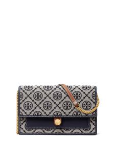 Tory Burch sac porté épaule Monogram T - Bleu