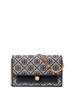 Tory Burch sac porté épaule Monogram T - Bleu - thumbnail