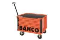 Bahco Opzetkast E72 26" met 4 lades | op wielen | zwart | 693 mm x 510 mm x 396 mm - 1482K4BKW