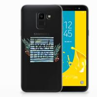 Samsung Galaxy J6 2018 Telefoonhoesje met Naam Boho Beach Samsung Galaxy J6 2018 Telefoonhoesje met Naam Boho Beach