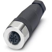 Phoenix Contact 1553242 Sensor/actuator connector, niet geassembleerd M12 Aantal polen: 4 Bus, recht 1 stuk(s)