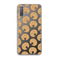 Croissant: Samsung Galaxy A7 (2018) Transparant Hoesje Croissant: Samsung Galaxy A7 (2018) Transparant Hoesje