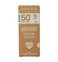Sun bio tinted sunscreen cream golden SPF50+