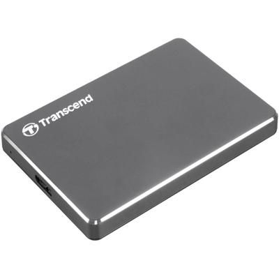 Transcend StoreJet® 25C3N 1 TB Externe harde schijf (2,5 inch) USB-A 3.2 Gen 1 Grijs metallic TS1TSJ25C3N