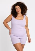 Yoek Tanktop LOUNGE | Licht Paars | Maat 58/60