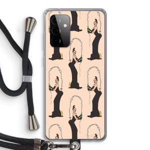 Pop Some Kim: Samsung Galaxy A72 5G Transparant Hoesje met koord
