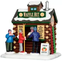 Lemax waffle hut kerstdorp tafereel Vail Village 2014