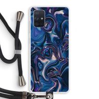 Mirrored Mirage: Samsung Galaxy A71 Transparant Hoesje met koord