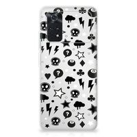 Silicone Back Case Xiaomi Poco M4 Pro 4G Silver Punk - thumbnail