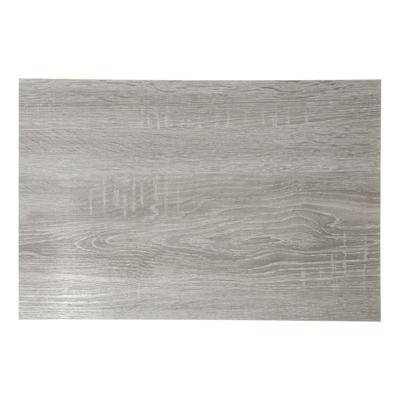 Secret de Gourmet tafel placemat - grey wash hout print - PVC - 45 x 30 cm - Onderleggers Secret de Gourmet tafel placemat - grey wash hout print - PVC - 45 x 30 cm - Onderleggers