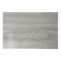 Secret de Gourmet tafel placemat - grey wash hout print - PVC - 45 x 30 cm - Onderleggers