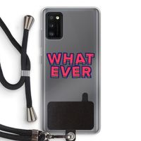 Whatever: Samsung Galaxy A41 Transparant Hoesje met koord