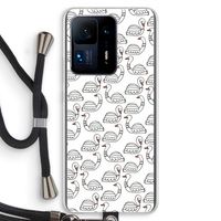 Zwanen: Xiaomi Mi Mix 4 Transparant Hoesje met koord