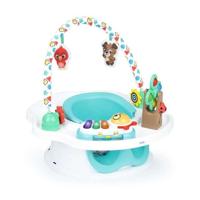 BABY EINSTEIN SuperSeat 3 in 1, Activiteitenstoel - Verhogingstafel met speelboog met interactief speelgoed