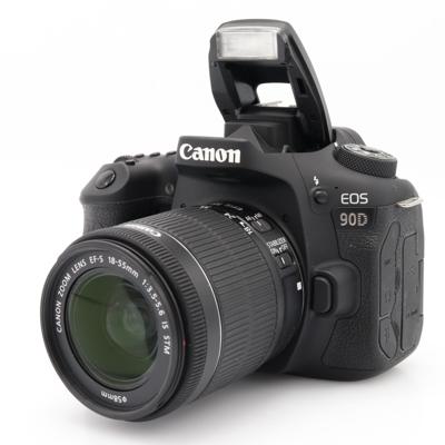 Canon EOS 90D + EF-S 18-55mm F/3.5-5.6 IS STM occasion