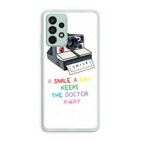 Smile: Samsung Galaxy A52s 5G Transparant Hoesje