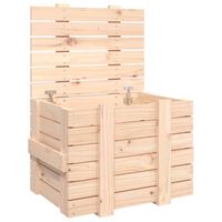 vidaXL Opbergbox 58x40,5x42 cm massief grenenhout - thumbnail