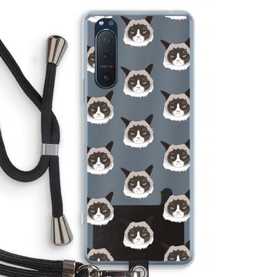 It's a Purrr Case: Sony Xperia 5 II Transparant Hoesje met koord