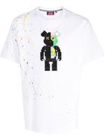 Mostly Heard Rarely Seen 8-Bit t-shirt 2 Face Bear en coton - Blanc - thumbnail