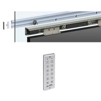 JNF Linear Polaris automatische schuifrail set 3000 mm met cijfer codepaneel JNF Linear Polaris automatische schuifrail set 3000 mm met cijfer codepaneel