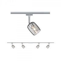 Paulmann Blossom Compleet railsysteem URail G9 40 W LED Chroom, Chroom (mat), Rook - thumbnail